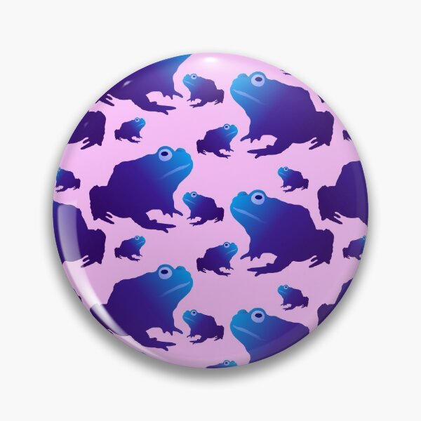 Item preview, Blue Toad Pattern (on pink) designed and sold by Davey's Designs.