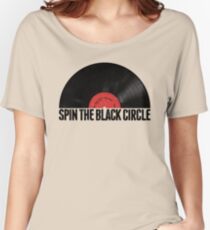 Spin The Black Circle Women's Relaxed Fit T-Shirt