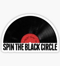 Spin The Black Circle Sticker