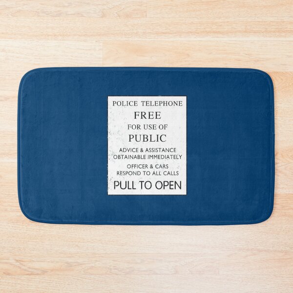 Item preview, Police Telephone - Free For Public Use designed and sold by SideQuest - Scribbled Chaos!.