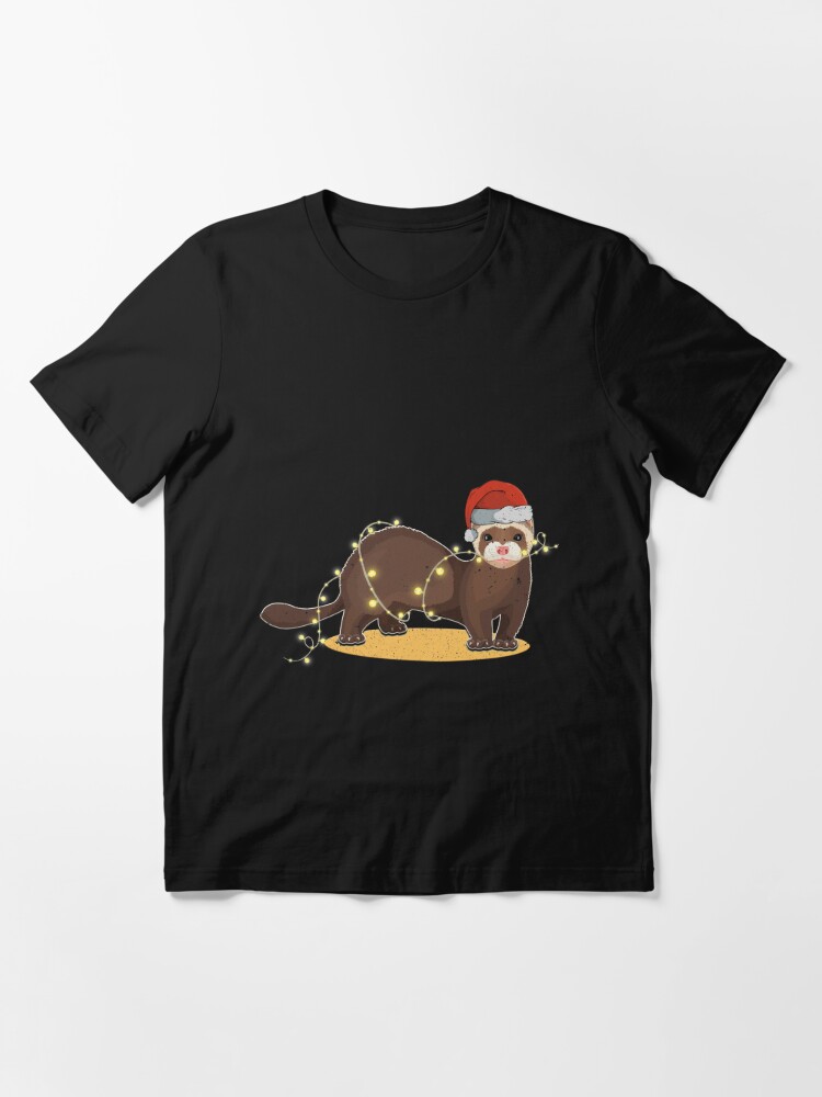 Discover Christmas Lights Ferret Essential T-Shirt