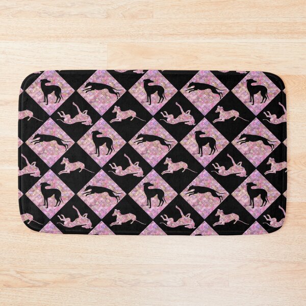 Item preview, Diamond Greyhounds on Pink Mermaid Scales designed and sold by GreytGraphicals.