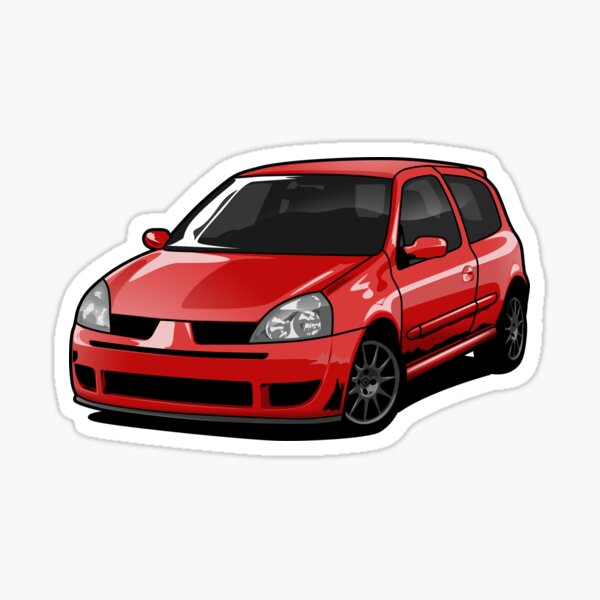 Art&Stick decorazioni adesive ⋆ RENAULT CLIO RS 200 - wrapping totale  bianco opaco e nero lucido