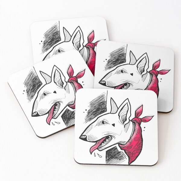 Item preview, bull terrier designed and sold by MeltingheartTD.
