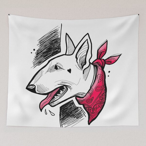 Item preview, bull terrier designed and sold by MeltingheartTD.