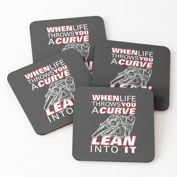 Item preview, When life throws you a curve lean into it - First Edition - Life Quotes designed and sold by etoide.