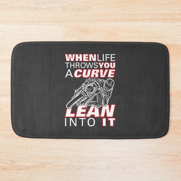 Item preview, When life throws you a curve lean into it - First Edition - Life Quotes designed and sold by etoide.