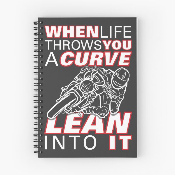 Item preview, When life throws you a curve lean into it - First Edition - Life Quotes designed and sold by etoide.