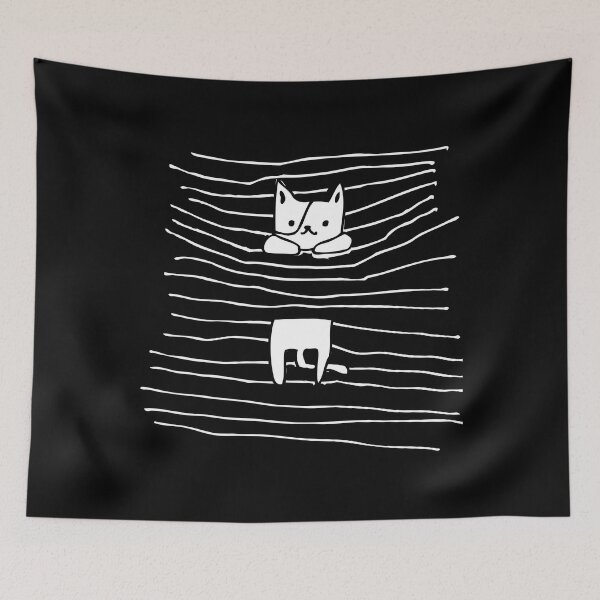 Item preview, Cat In The Window Blinds Cute Fun designed and sold by whitepaperbag.