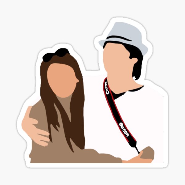 Delena First Kiss Sticker for Sale by Sofmacias