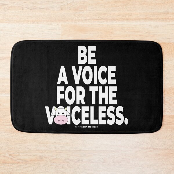 Item preview, Be a voice for the voiceless. - vegan activist graphics (121) designed and sold by blindfoldsoff.