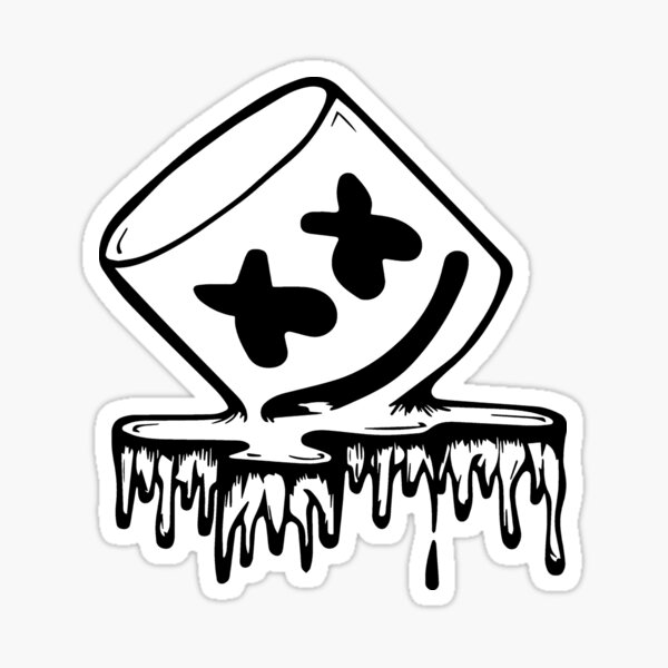 Marshmello Logo Dripping