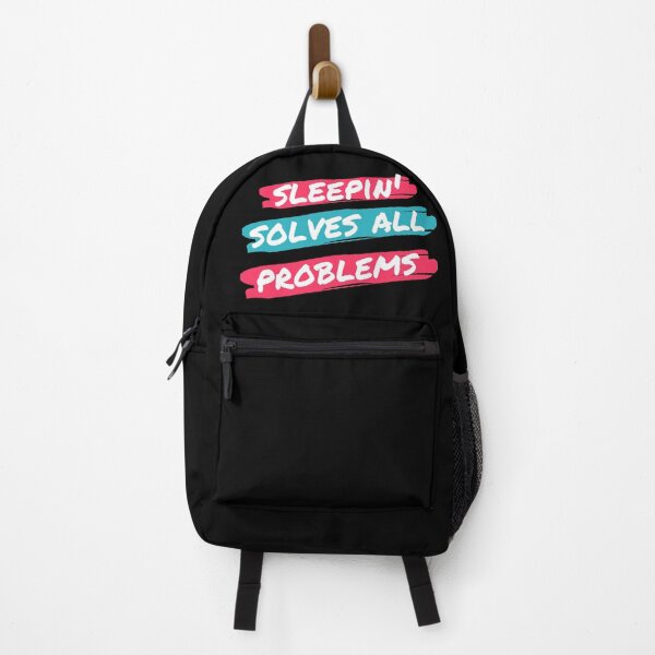 Item preview, Sleeping solves all problems - Fun Educational Quote designed and sold by iamwowie.