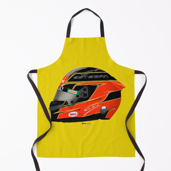 Aperçu de l'œuvre Casque Esteban Ocon - 2020 Côté gauche créée et vendue par JageOwen.