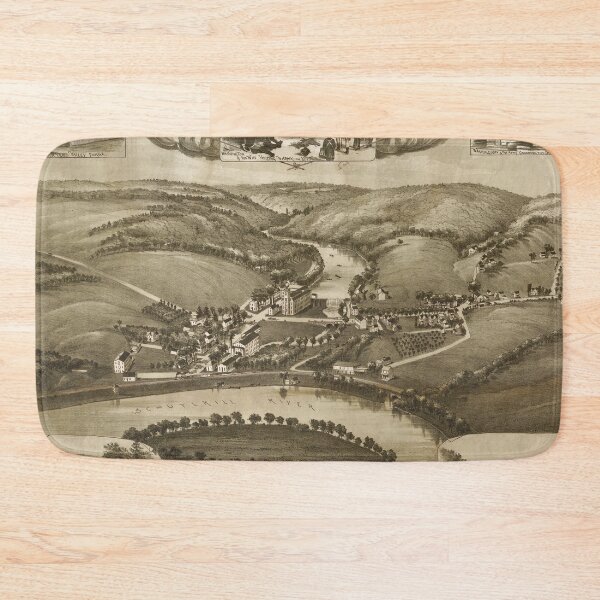 Item preview, Vintage Map of Valley Forge PA (1890) designed and sold by BravuraMedia.