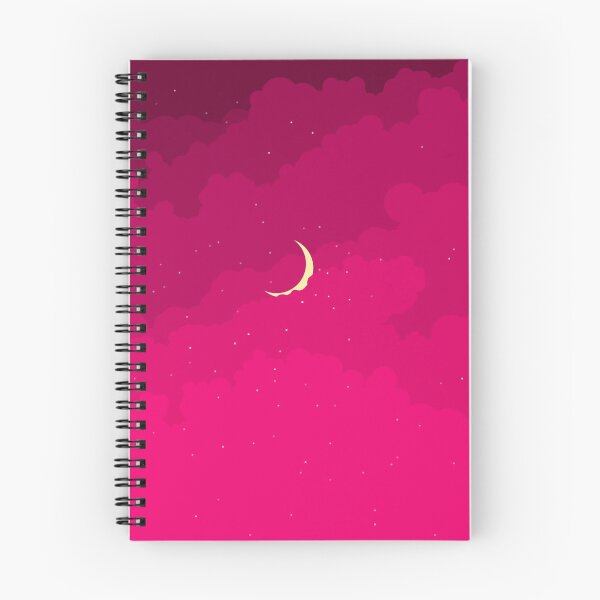Artikelvorschau, Schöner Mond im schönen rosa Sternenhimmel entworfen und verkauft von Vishnu  Kp.
