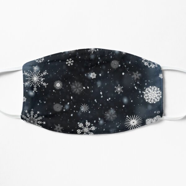 Beautiful Snowflakes design mask Mask