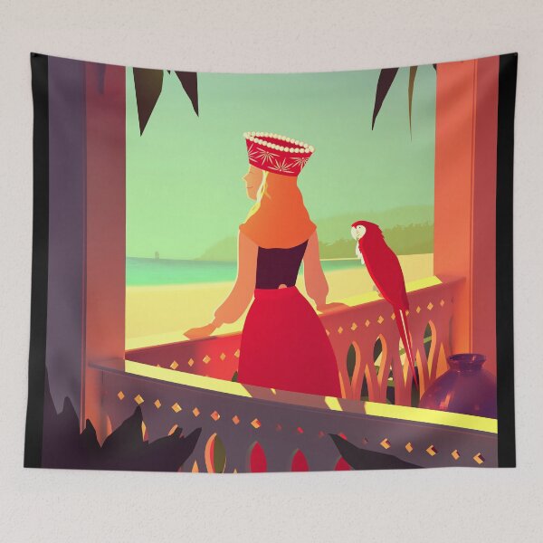 Item preview, Exotic Island Girl designed and sold by EdgarLeRoux.