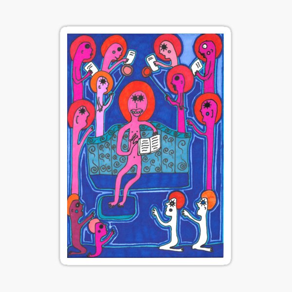 Jesus and Twelve Disciples Sticker