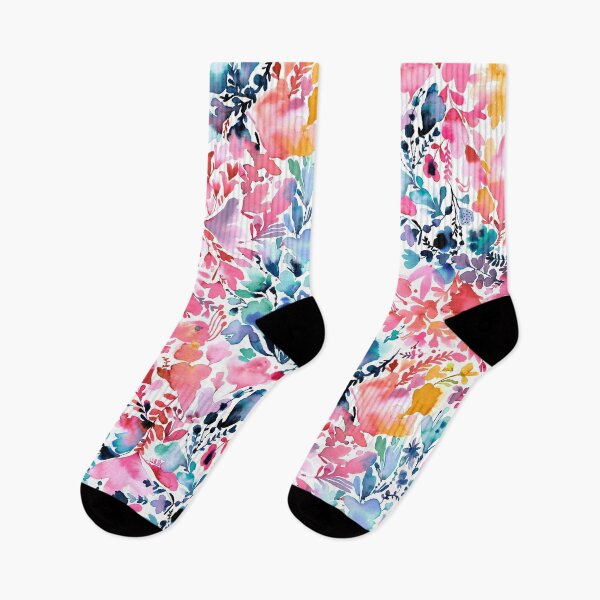 Item preview, Watercolor Magic Flowers - Multicolored Creeper designed and sold by ninoladesign.