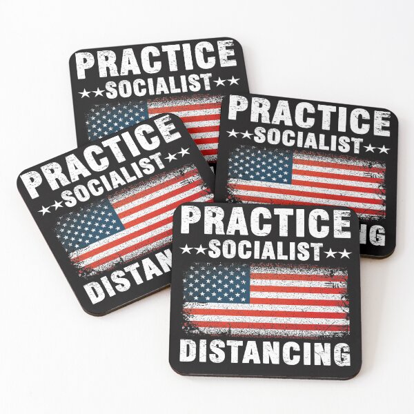 Item preview, Practice Socialism Distancing t shirt  designed and sold by Majesticoo.