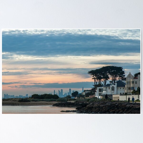 Item preview, Melbourne Skyline at Dusk  designed and sold by Rob Chiarolli.