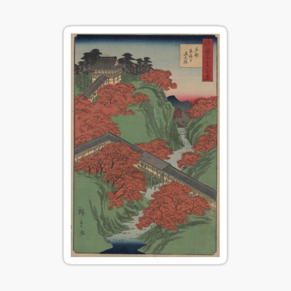 Item preview, Kyōto tōfukuji tsūtenkyō by Utagawa, Hiroshige. Japanese art old prints antique prints japan decor asian  designed and sold by tomekp14.