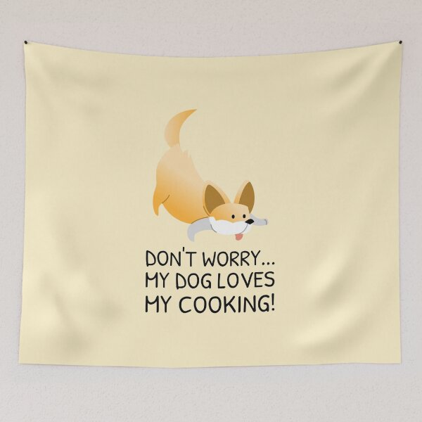 Item preview, Cooking and Dog Meme Excited designed and sold by quoteology.