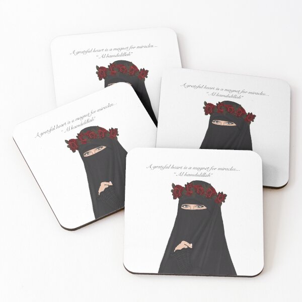 Item preview, Niqab beautiful drawing Muslim woman  designed and sold by Imanitasong.