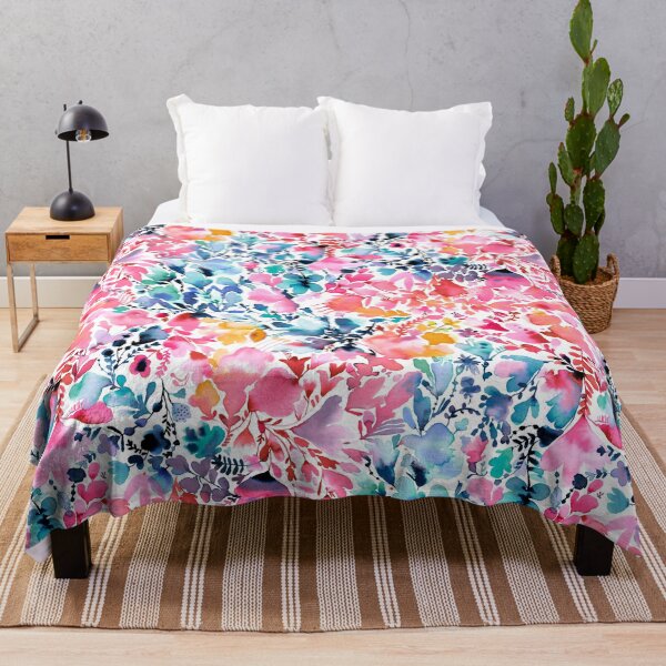 Item preview, Watercolor Magic Flowers - Multicolored Creeper designed and sold by ninoladesign.