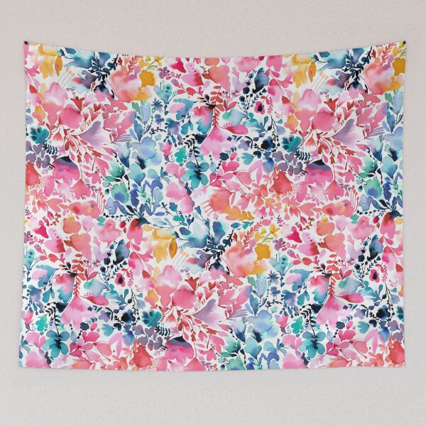 Item preview, Watercolor Magic Flowers - Multicolored Creeper designed and sold by ninoladesign.