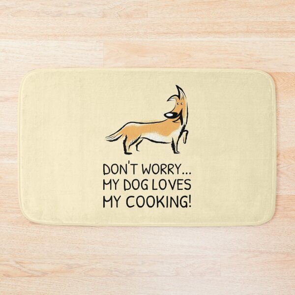 Item preview, Cooking and Dog Meme Orange Happy designed and sold by quoteology.