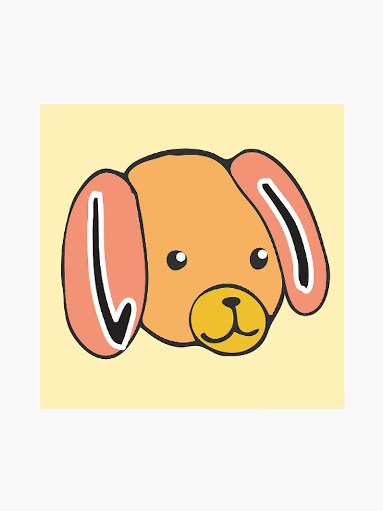 Thumbnail 3 of 3, Sticker, 3:いぬ ( Dogs in Japanese) designed and sold by NihongonoOheya.