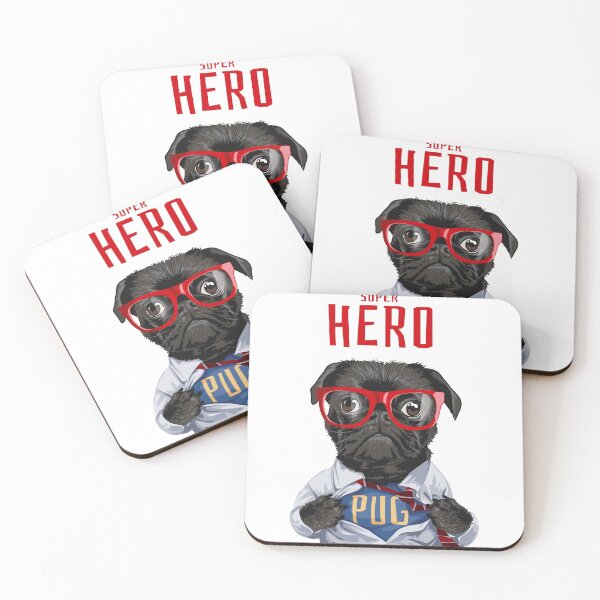 Item preview, Super hero - PUG designed and sold by Fabien  Fablab.