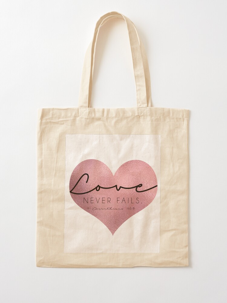 love pink tote bag