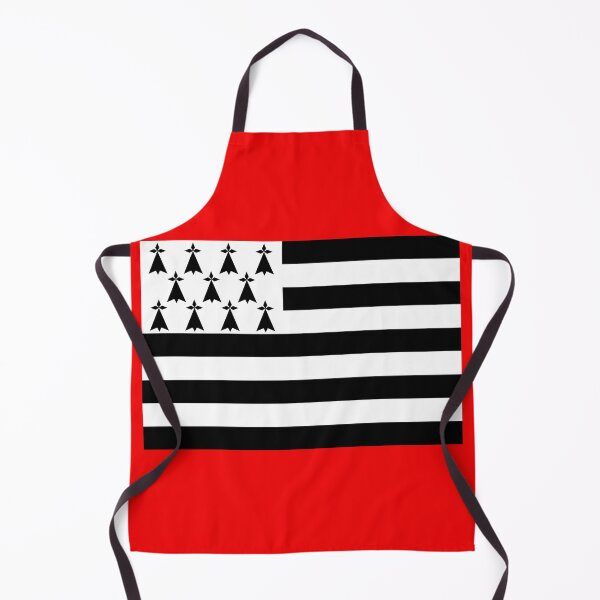 Item preview, Flag of Brittany France designed and sold by Stravaigin.