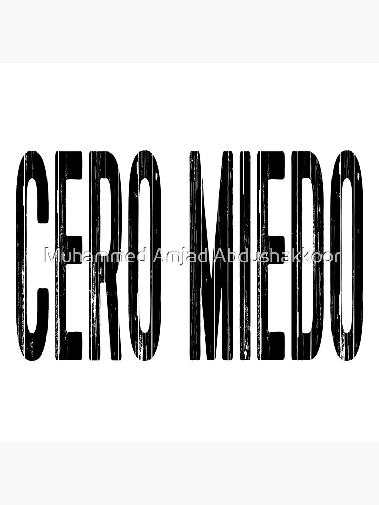 "Cero Miedo Pentagon Jr Mexico Vintage Quote" Framed Art Print by AmjadMA5 Redbubble