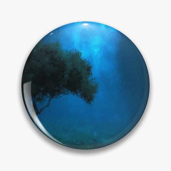Item preview, Tree in front of waterfall oil painting designed and sold by RuehlArts.