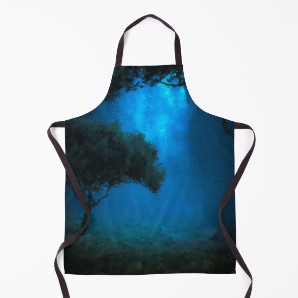 Item preview, Tree in front of waterfall oil painting designed and sold by RuehlArts.