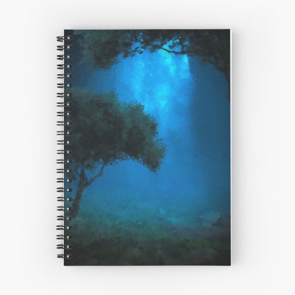 Item preview, Tree in front of waterfall oil painting designed and sold by RuehlArts.