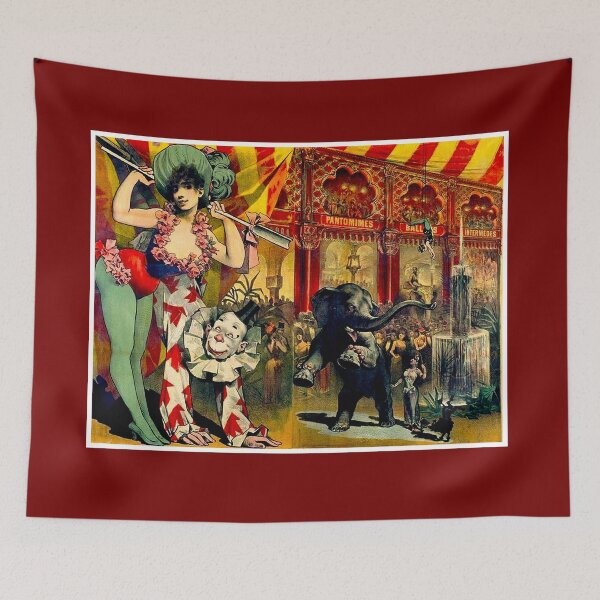 Item preview, CIRCUS : Vintage 1890 Circus Advertising Print designed and sold by posterbobs.