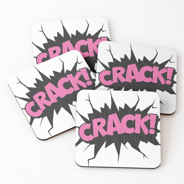 Item preview, CRACK cartoon, dialoge, Abstract- bestselling masks, tshirts designed and sold by August-E.