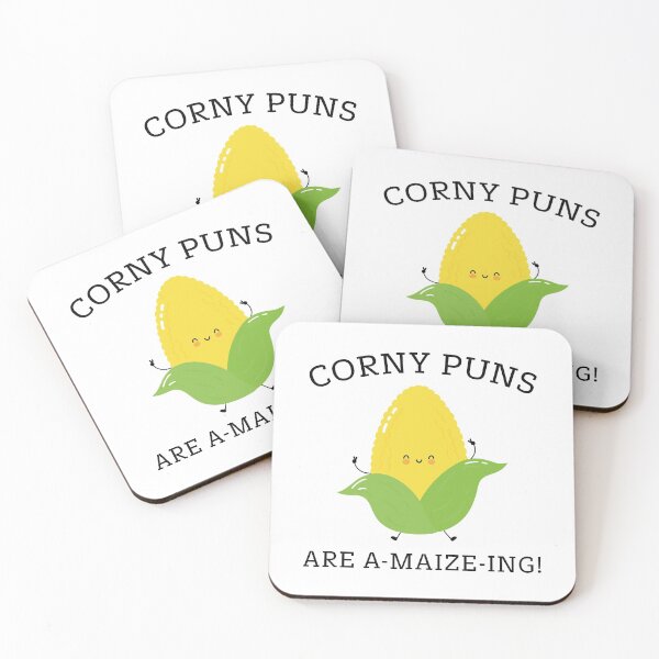 Item preview, Corny Puns designed and sold by LuckyFoxDesigns.