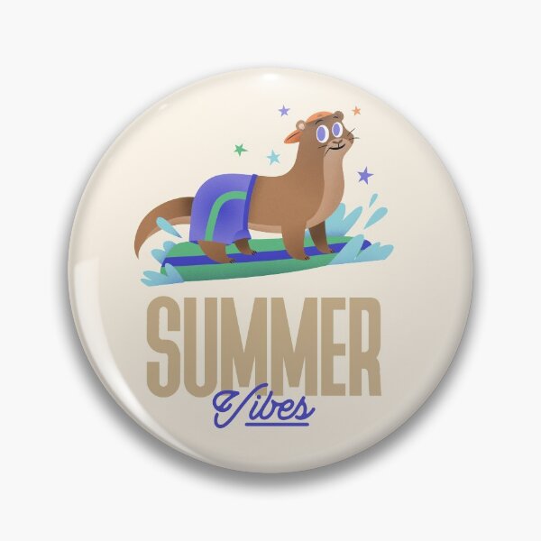 Item preview, Sea otter summer vibes designed and sold by Delicarte.