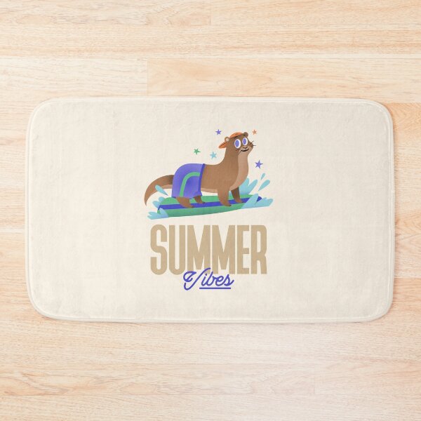 Item preview, Sea otter summer vibes designed and sold by Delicarte.