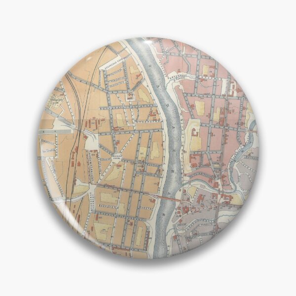 Item preview, Vintage Map of Vitebsk Belarus (1904) designed and sold by BravuraMedia.