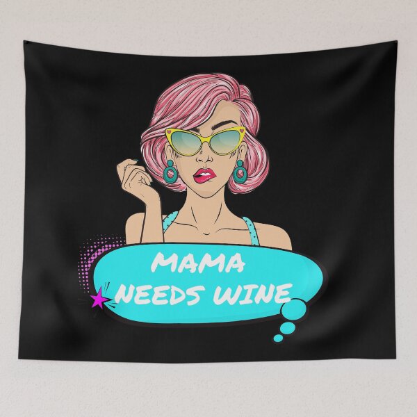 Item preview, Mama Needs Wine Design designed and sold by Paula Helit.