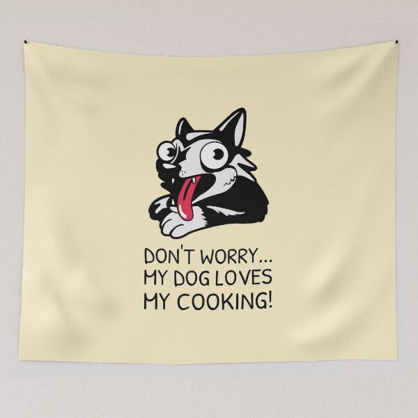Item preview, Cooking and Dog Meme Crazy Mad Cartoon designed and sold by quoteology.