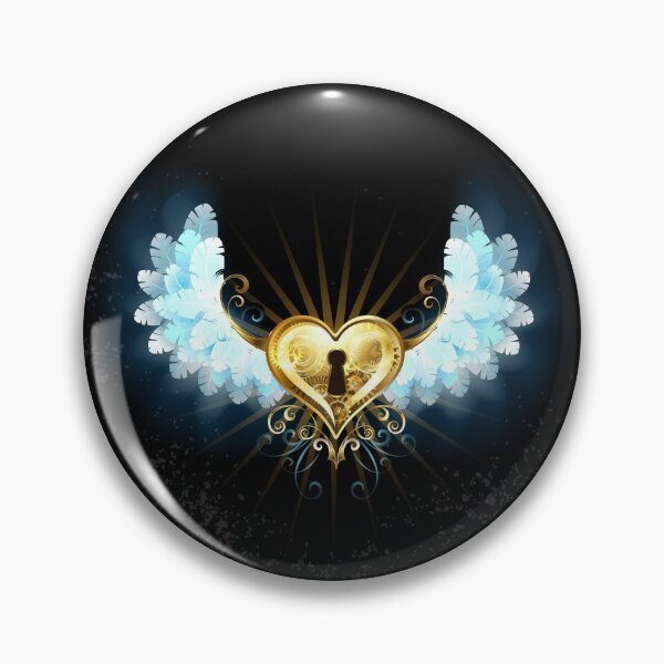 Item preview, Mechanical Heart with White Wings ( Steampunk ) designed and sold by Blackmoon9.