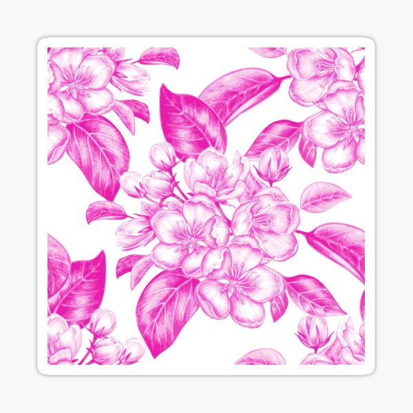 Item preview, Pink Apple Blossoms Cherry Blossoms Rose designed and sold by phenomenia.